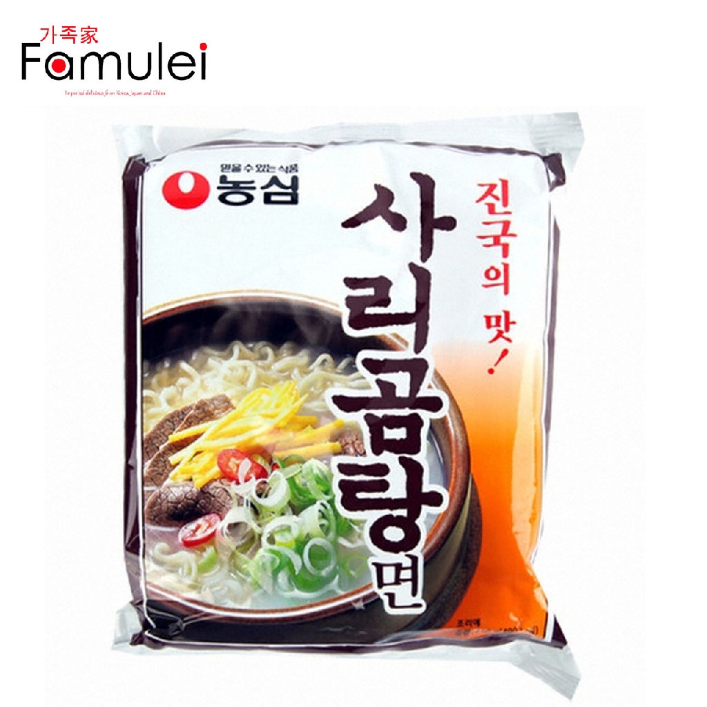 Nongshim Sarigomtangmyun Beef Bone NonSpicy Soup Ramen Noodles 110g