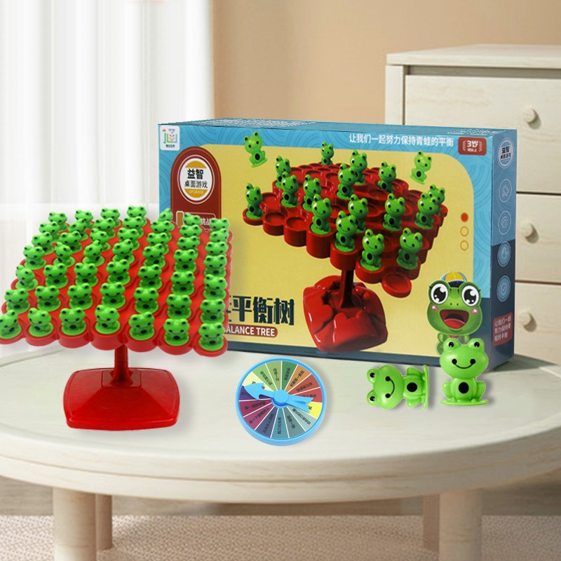 Learning Tree Learning Store Toys NEW Montessori Math Toy Frog Balance Tree  Educational Leisure Parent-child Interaction Tabletop Game Toys Kids