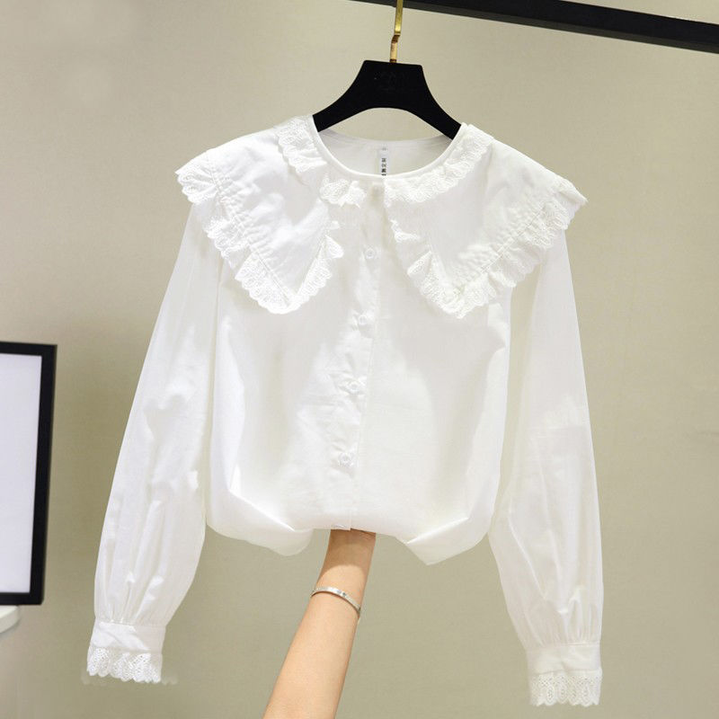 Kidsagogo Nora Blouse, Plain White main image 0