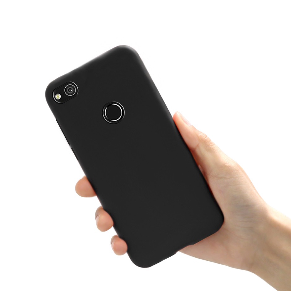 Custodia NALIA In Silicone TPU Per Huawei P8 Lite 2017 – Ultra-Slim, Antiscivolo E Resistente (Nero)