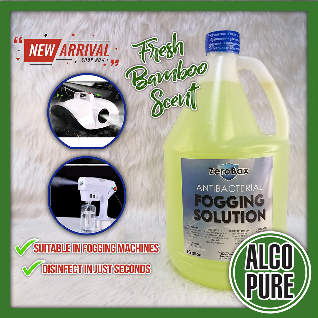 Fogging Solution Antibacterial Fda Approved Desinfectant ZeroBax