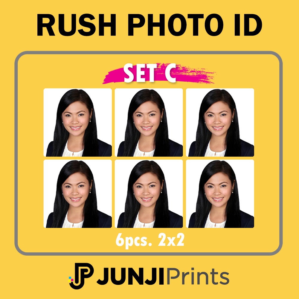 Rush Photo Id 2x2 1x1 Passport Size Printing Shopee Philippines 8852