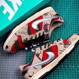 Top OG 2023 Jarritos Low Panda Running Shoes Freddy Krueger White