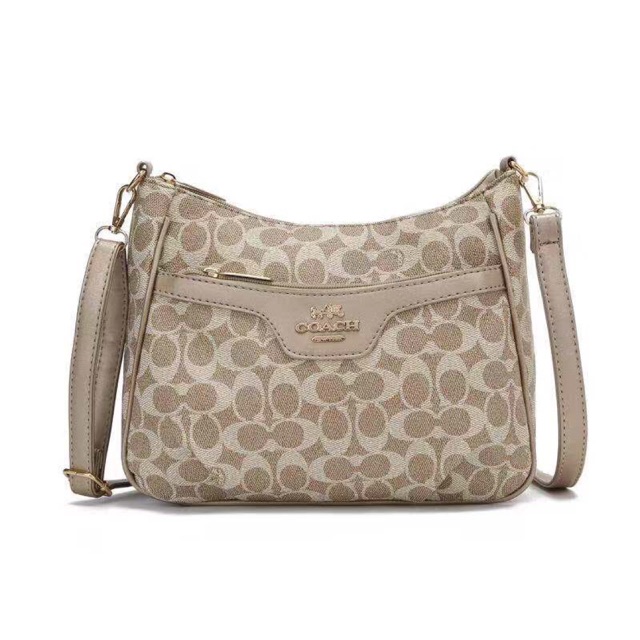 Coach canvas clearance sling bag