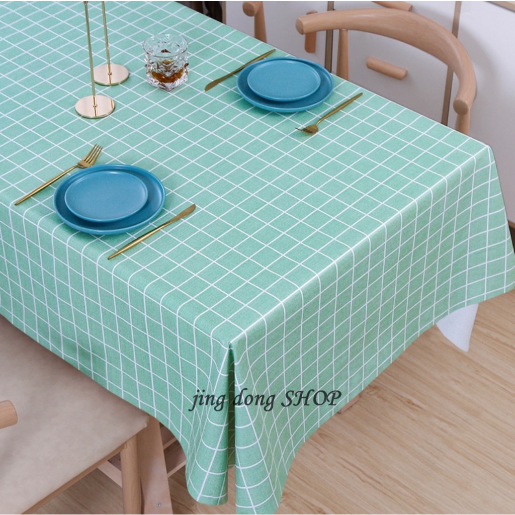 Waterproof oil-proof PVC TableCloth Kitchen Dinning Table Cover Dust ...