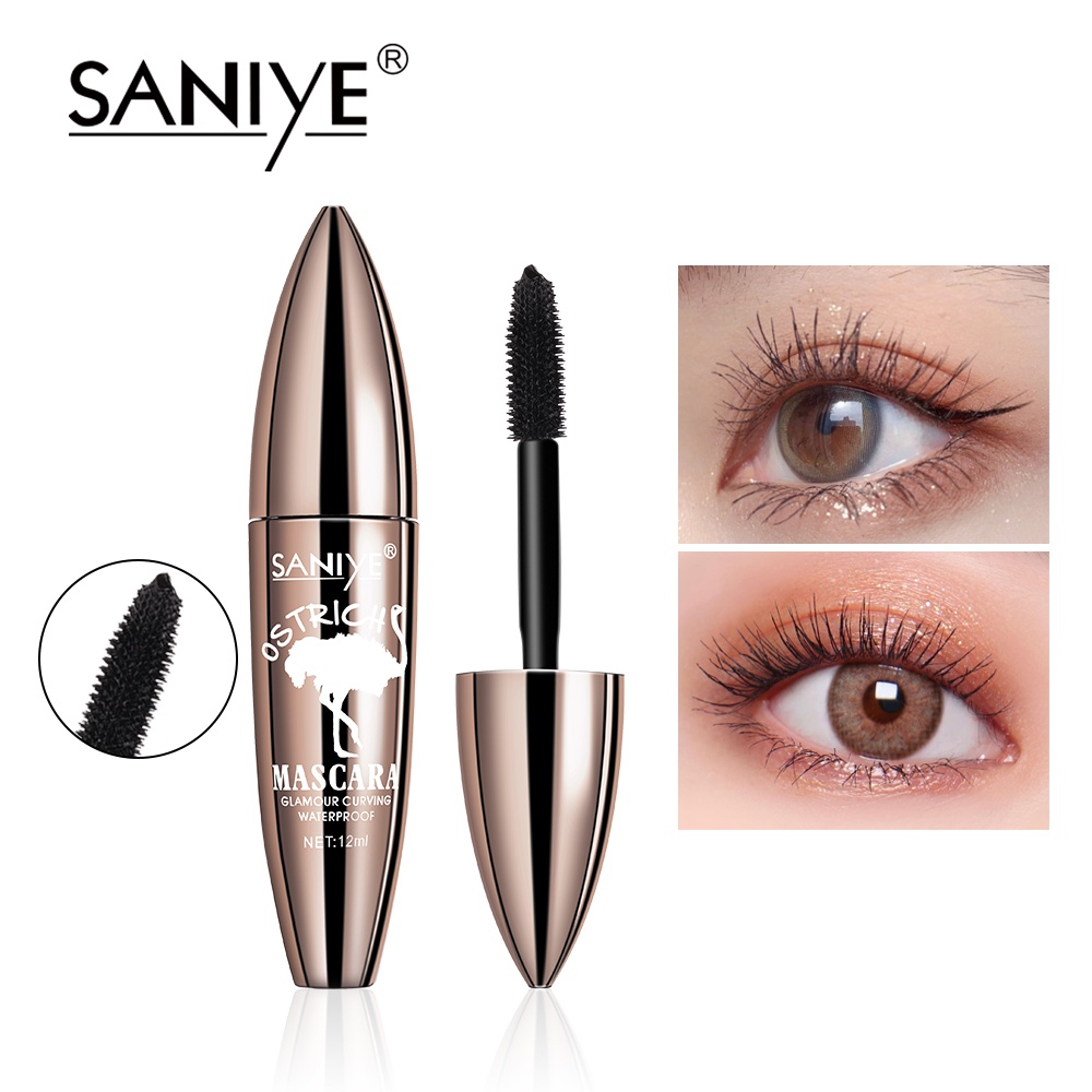 MATA HITAM Saniye Black Mascara 3D Waterproof Eyelash Curling Thick ...