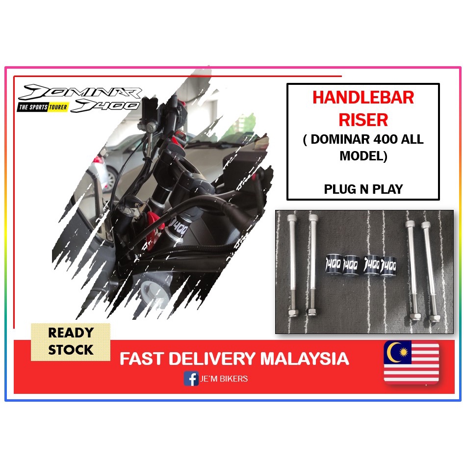 HANDLEBAR RISER DOMINAR 250/400 (All Model) | Shopee Philippines