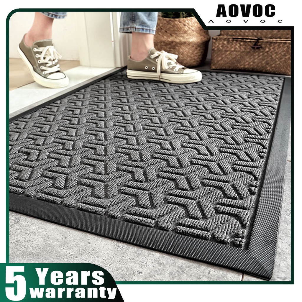 Entrance Outdoor ront RubResistant Rubber Dust Removal Mat