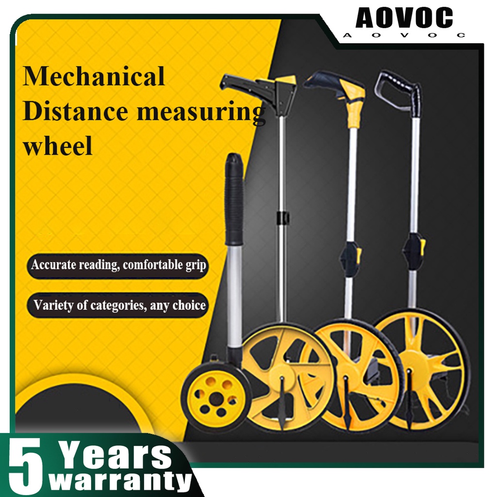 Mechanical Folding Distance Measuring Wheel Roller Rangefinder Surveyor