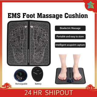 1Pc Ems Foot Massager Pad Rechargeable Electric Massage Relaxation Foot  Acupoint Massage Pad (Tape Remote Control) Foot Massager Mat Foot Massage  Pad