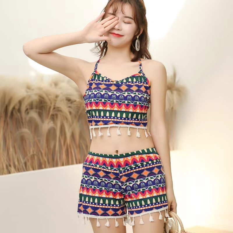 Premium Affordable Swimsuits Colorful 2pcs swimsuit for Women Padded