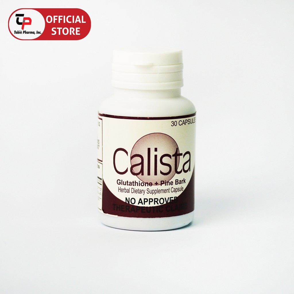 calista glutathione price Calista Glutathione + Pine Bark Extract