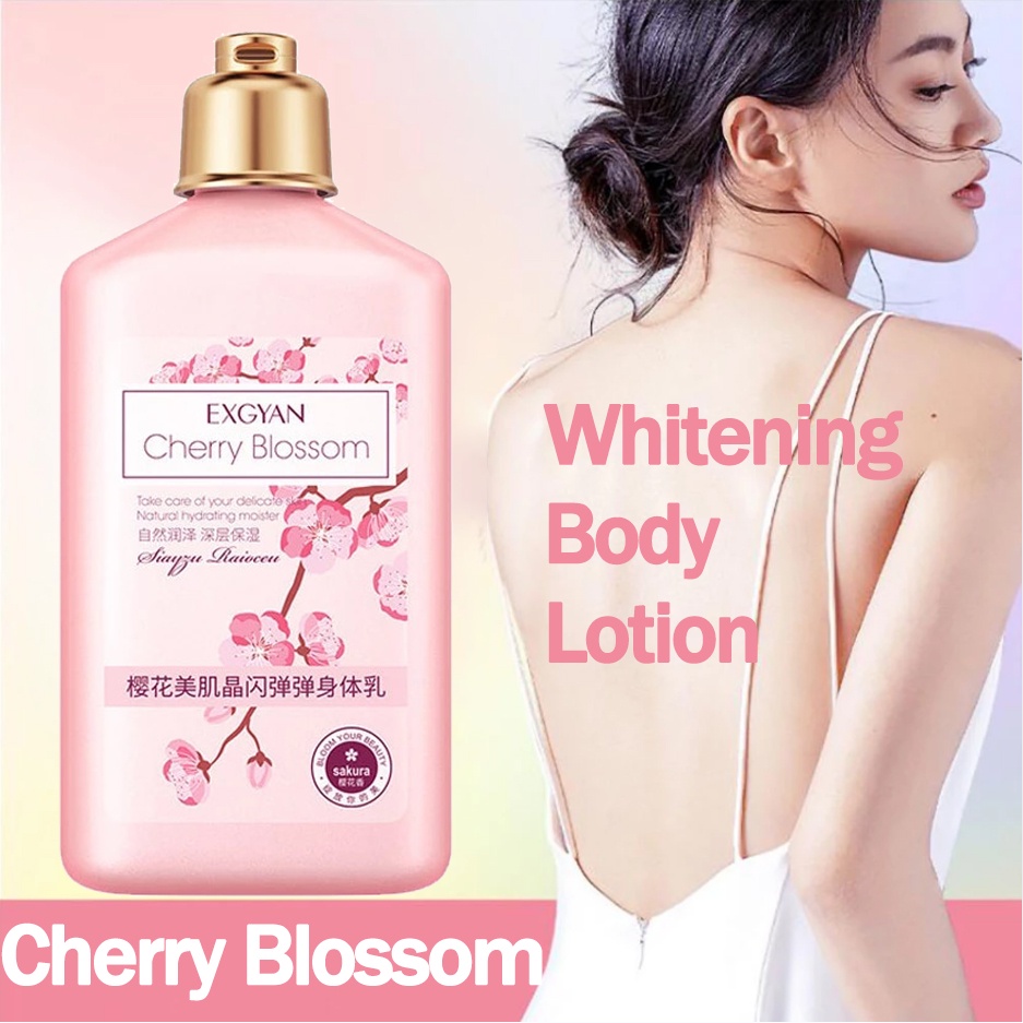 whitening body lotion Japan perfume cherry blossoms skin white lotion