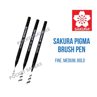 Sipa SB56 57 58 - Black Colour Small Medium Brush Tip Chinese