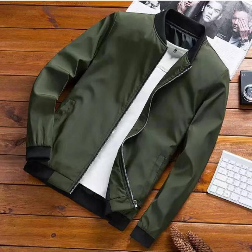 Myron Fashion Korean Style Bomber Jacket unisex casual menswear ...