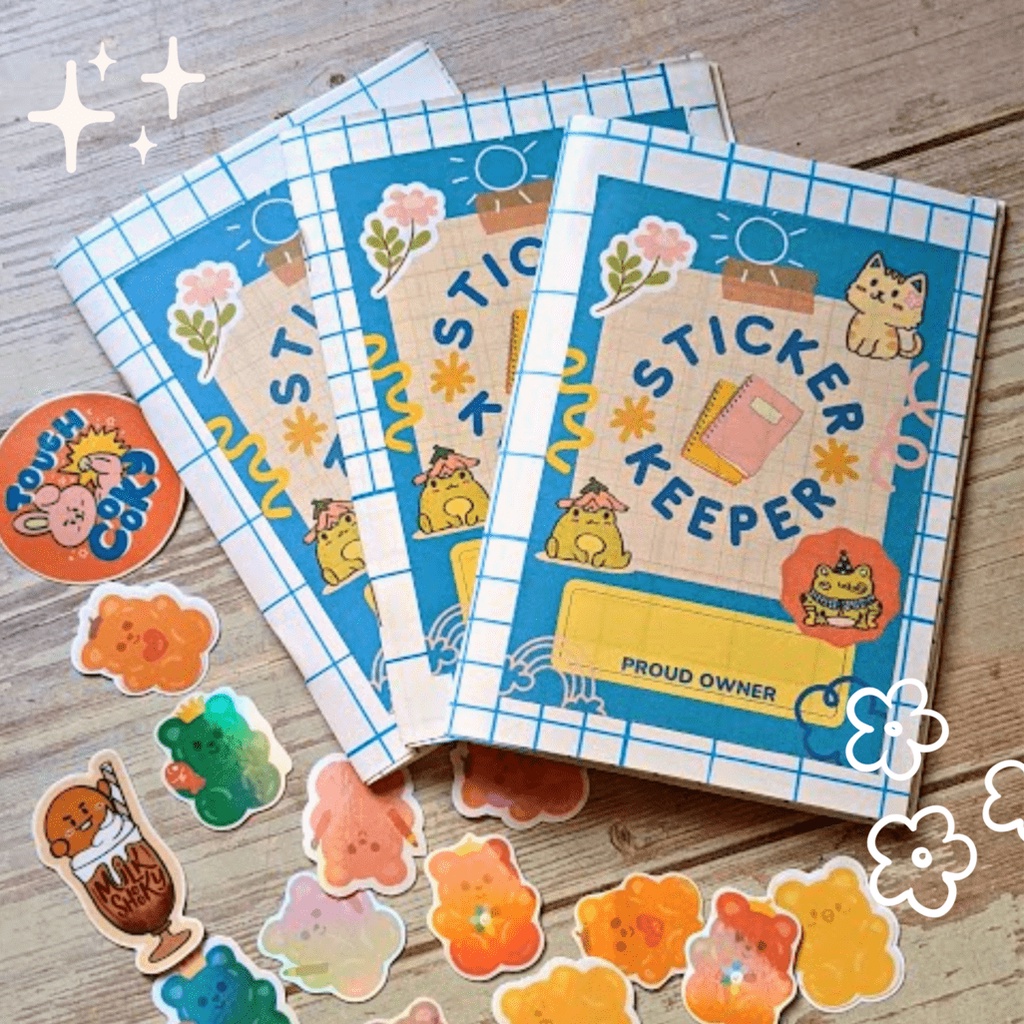 Sticker Keeper Album Book Collection Release Paper Journaling