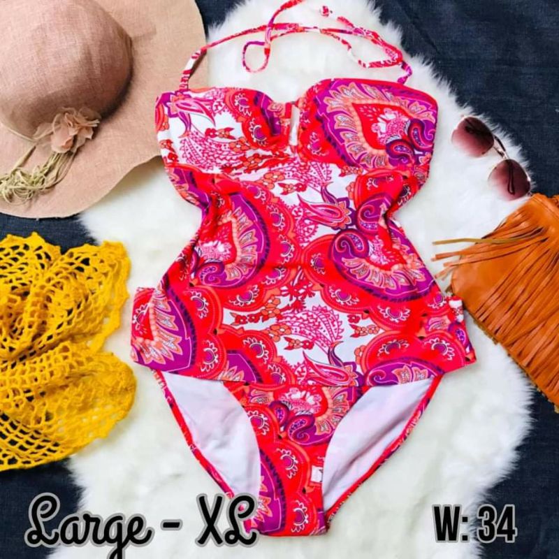 George Orange Swimsuit | Shopee Philippines