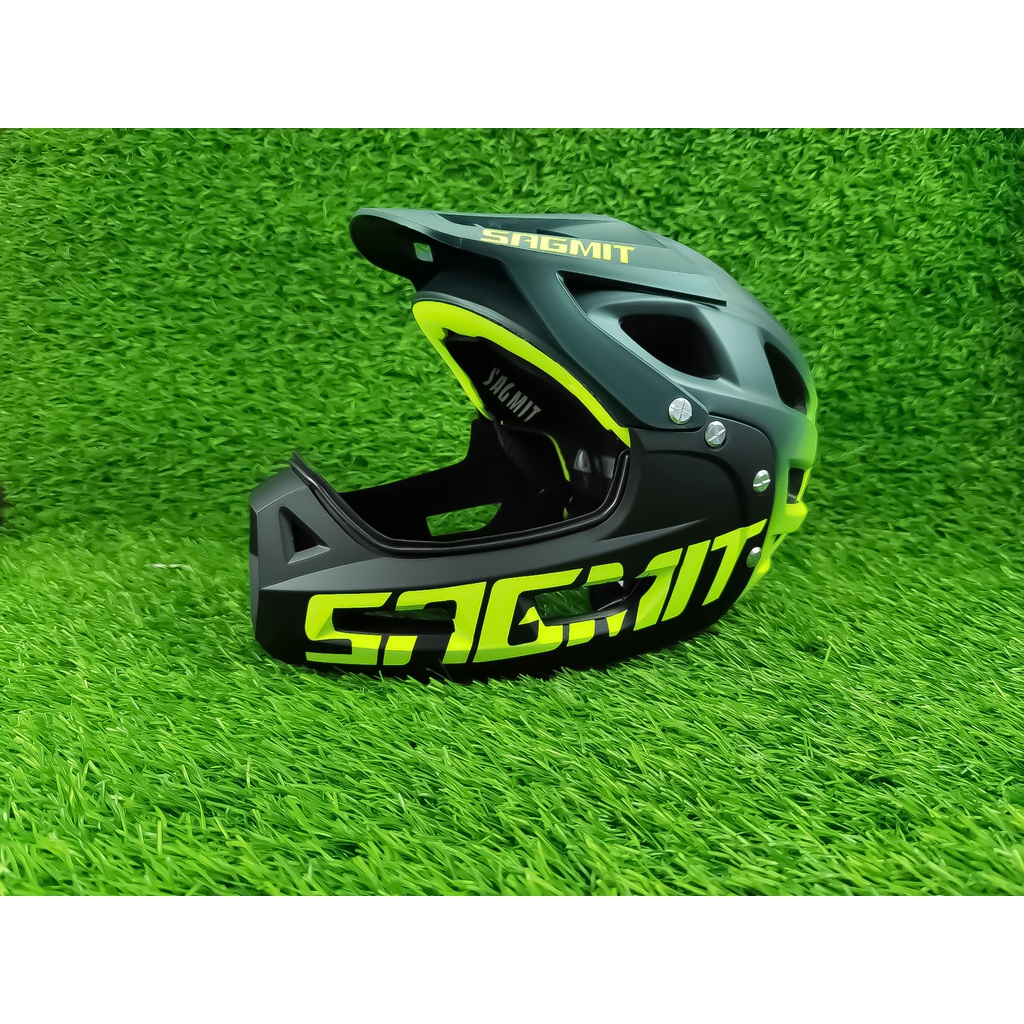 GBBS Sagmit Full Face Bike Helmet RSPRO Detachable Chin Guard Mountain