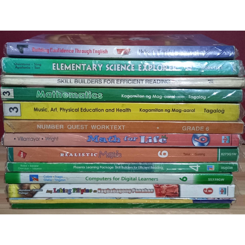 BB04 ELEMENTARY & HIGH SCHOOL TEXTBOOKS (Pre-loved) | Shopee Philippines