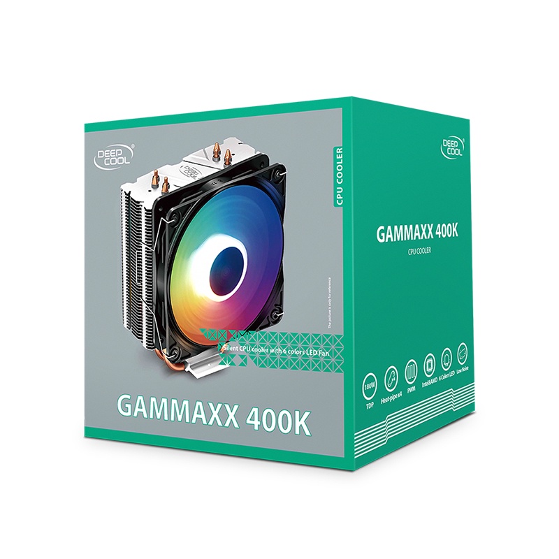 Deepcool GAMMAXX 400 V5 AG400 CPU Cooler 4 Heat Pipes ARGB/Symphony ...