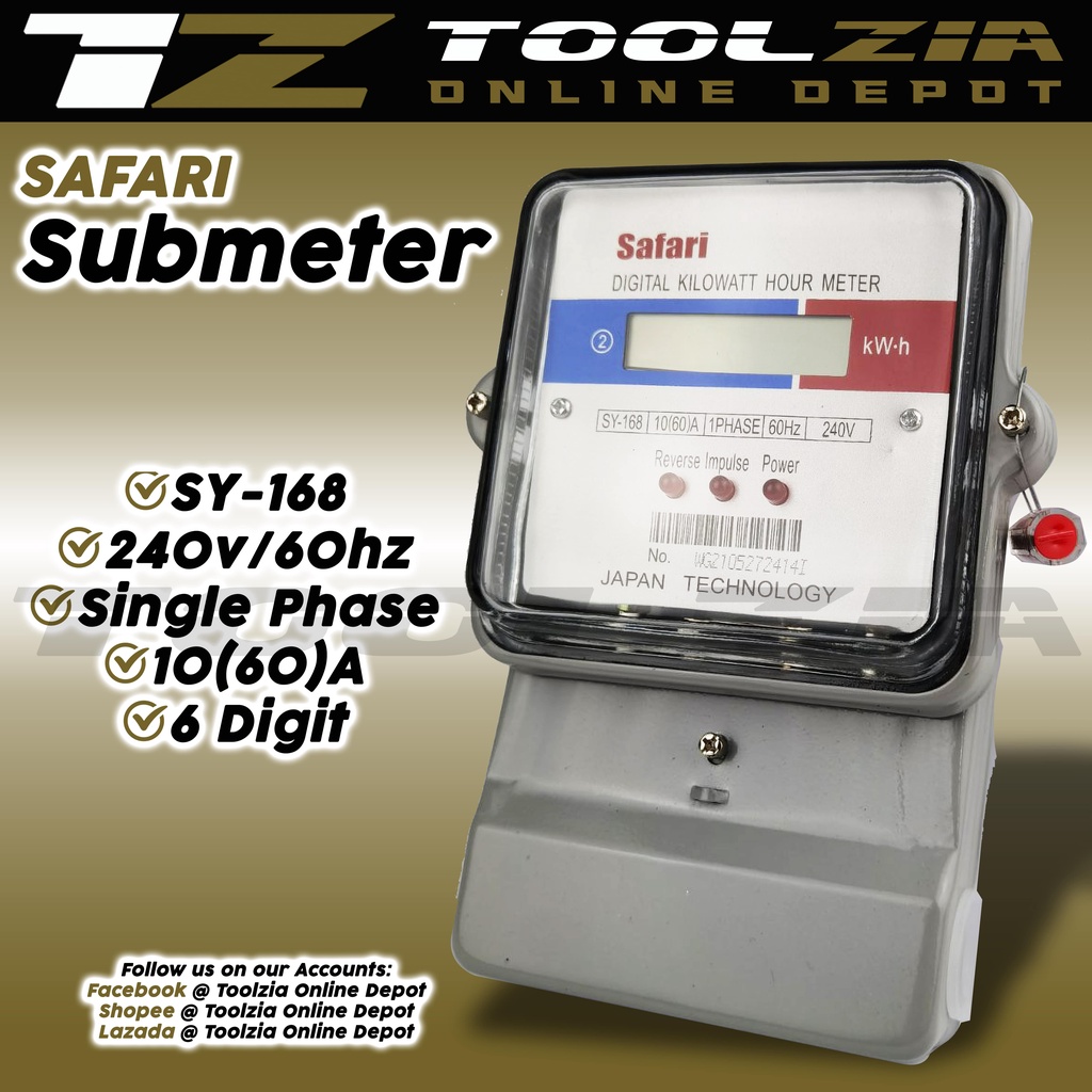 SAFARI Submeter 3Light (KS8002) | Shopee Philippines