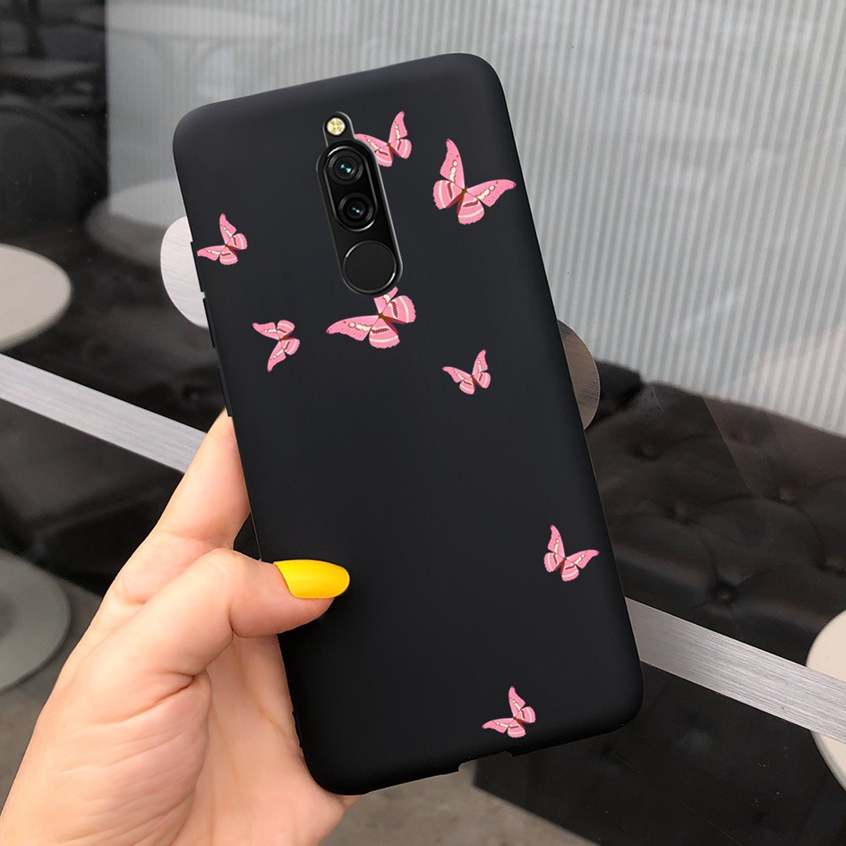 Fashion Love Heart Casing Xiaomi Redmi Phone Case New Silicone Matte  Protector Cover Xiomi Redmi inch Redmi8 Cases
