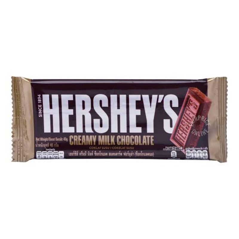 Hershey's Creamy Milk Chocolate & Dark Chocolate (40g) By 3 | Shopee ...