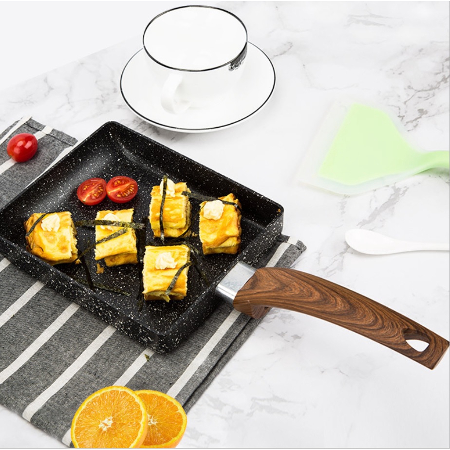 Japanese Omelette Tamagoyaki Pan Non Stick Frying Square Egg Roll