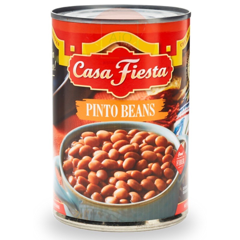 Casa Fiesta Beans Pinto, Mexican Chilli, No Fat Refried, Black, Spicy