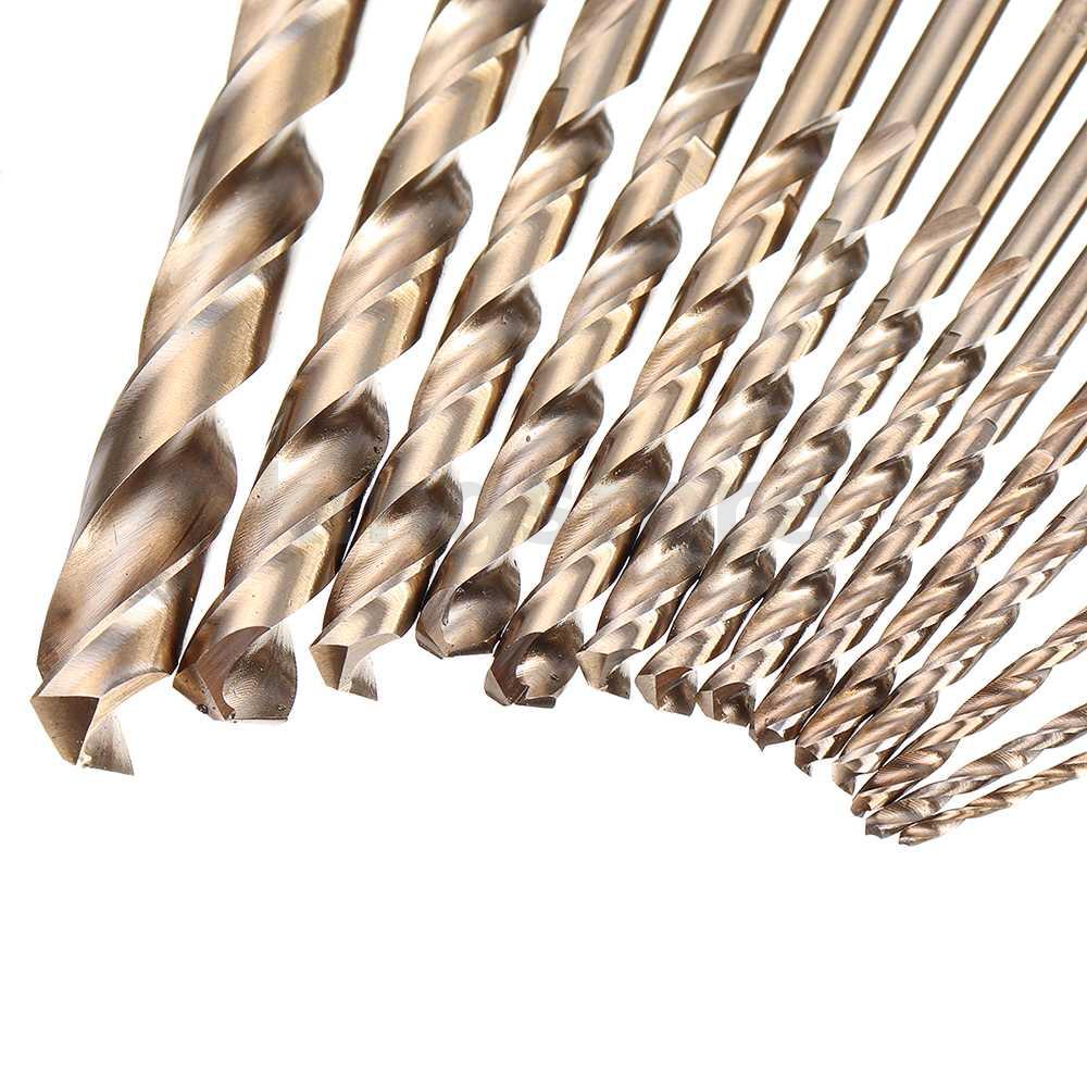 M35 Cobalt Drill Bit Set 1.5-10mm HSS-Co Jobber Length Twist Drill Bits ...