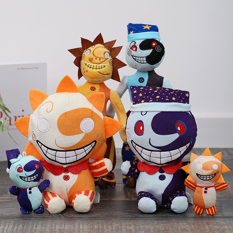 Animation classic 1pc Sundrop FNAF Doll Moondrop Boss Plush Toy Stuffed ...