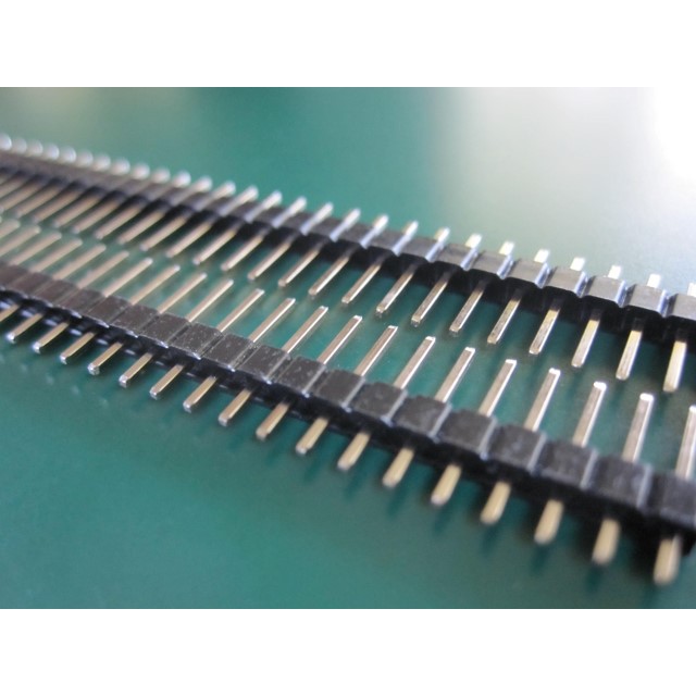 Pcs Pin Mm Single Row Straight Male Pin Header Strip Pcb Sold