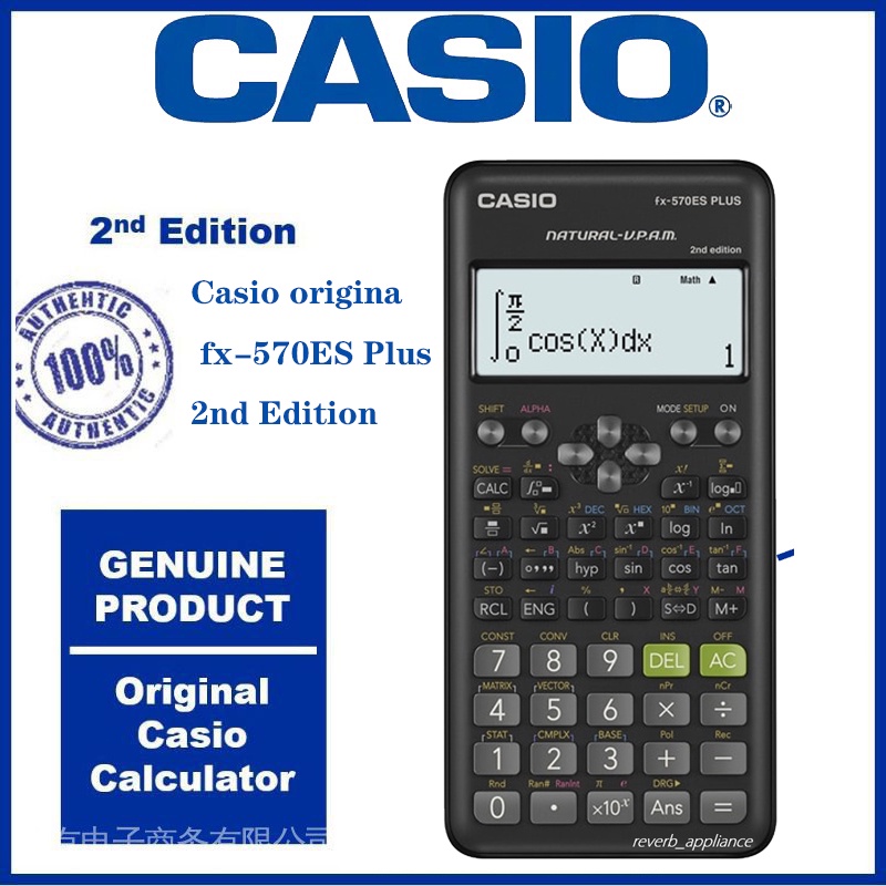 100 Casio fx570ES Plus 2nd Edition Scientific Calculator Applicable