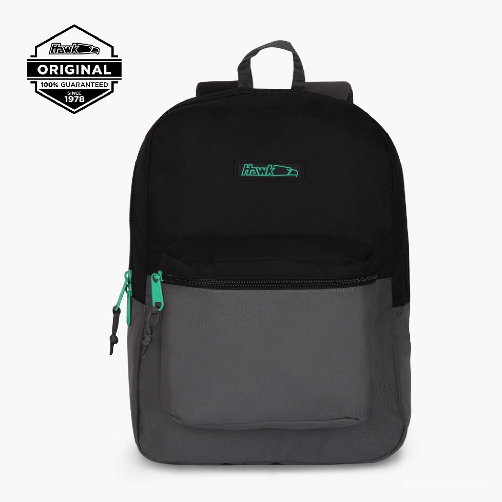 Tophandle Bags Hawk 4897 Backpack (Black Mint Green) Shopee Philippines