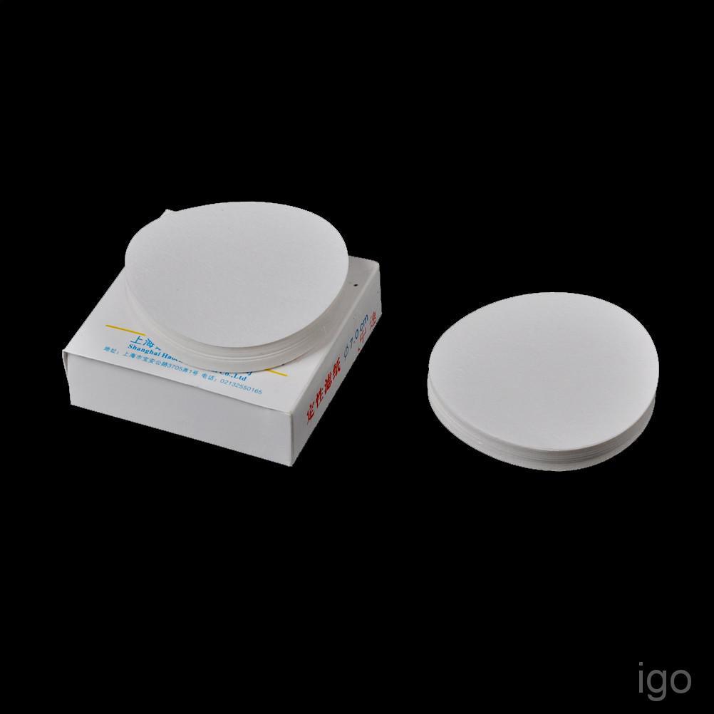 IGO 100pcs Filter Paper 7cm Medium Speed Filter Paper Lab Filtration
