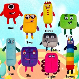 Numberblocks Plush Toy Cartoon Stuffed Numbers Dolls Math Enlightenment ...