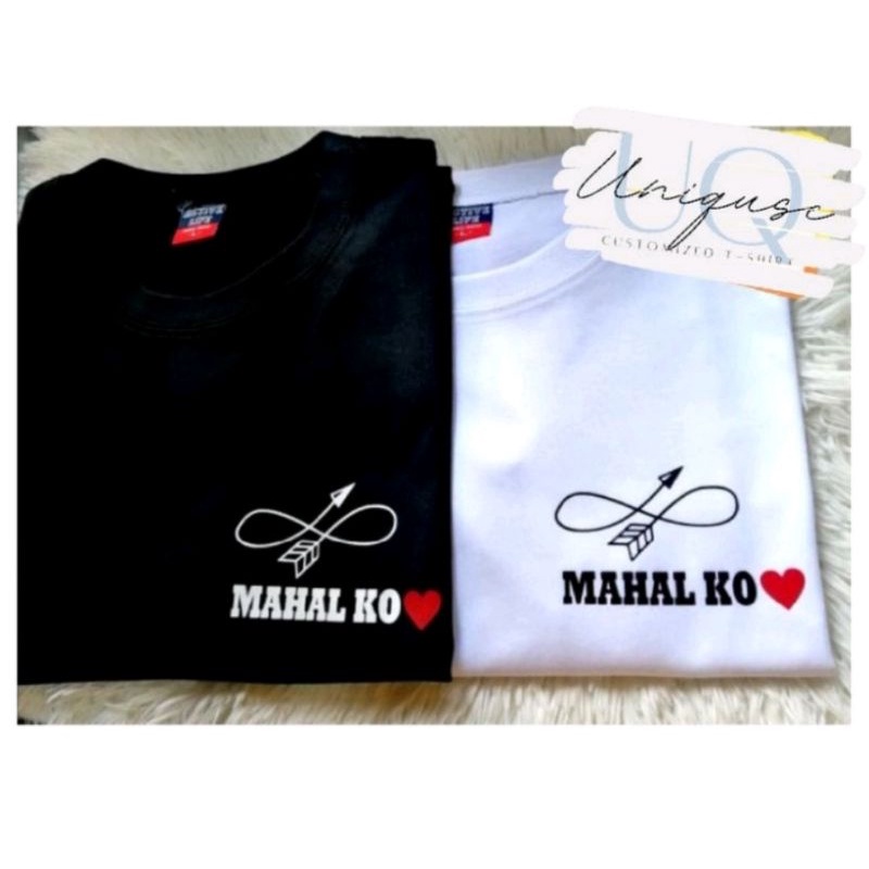 MAHAL KO (2PCS COUPLE)T-SHIRT SOLD PER PEICE NOT SET | Shopee Philippines