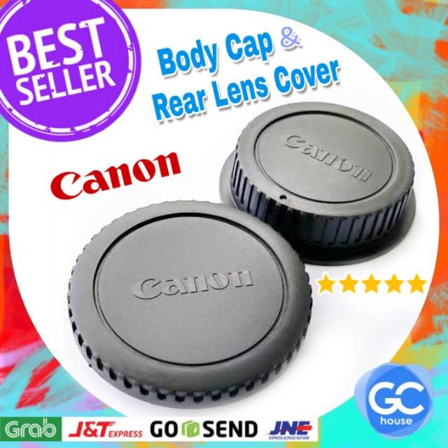 Body Cap & Rear Lens Cap Canon DSLR Camera Lens Body Cap Shopee Philippines