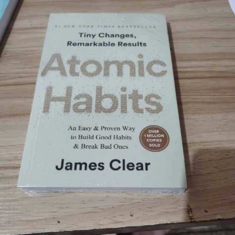 atomic habits an easy @proven way to build good habits | Shopee Philippines