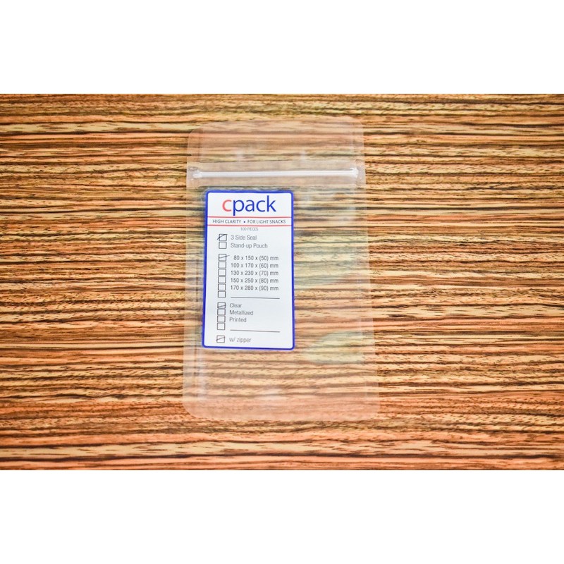 CPack Clear Flat Pouch Resealable 50/100pcs | Shopee Philippines