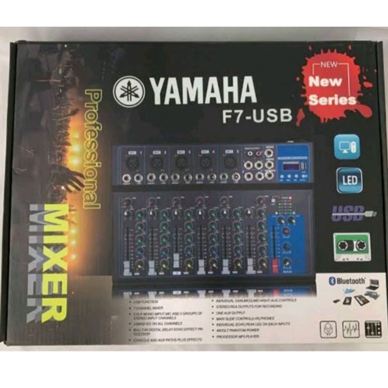 YAMAHA F7USB 7 CHANNEL PROFESSIONAL MIXER Shopee Philippines