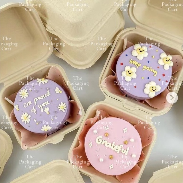 Wax Paper Food Wrapper Bento Cake Box for Pastry Packaging TPC | Shopee ...