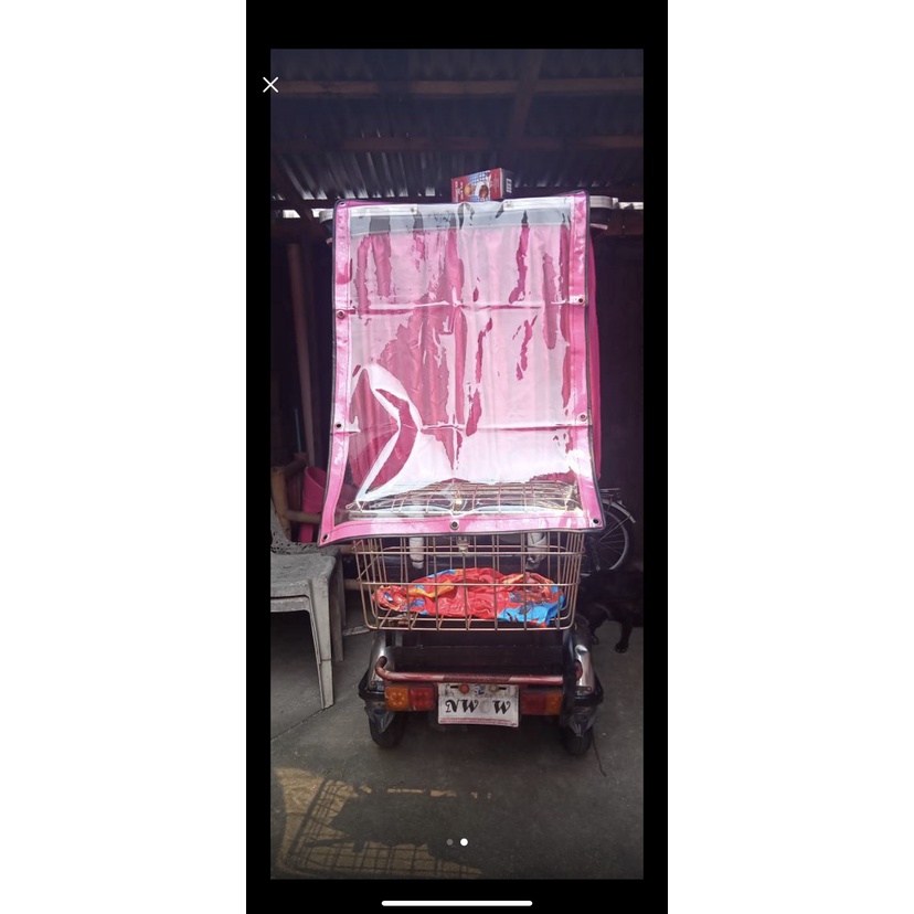 Plastic Tricycle Trapal LIKOD / Trike/Ebike Back Trapal / Clear Plastic