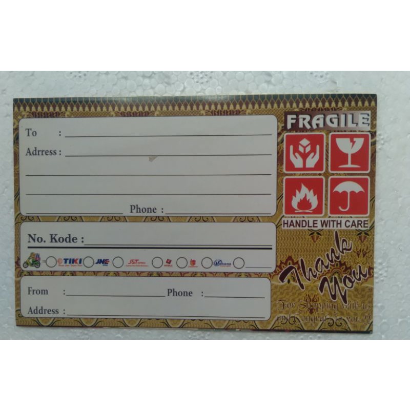Delivery Stickers / ONLINE SHOP Delivery Stickers / Delivery Stickers ...