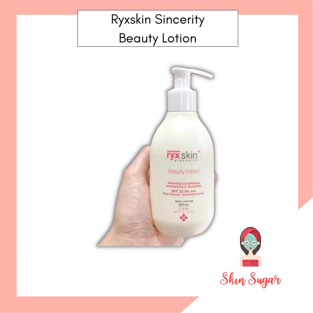 Ryx Skincerity Beauty Lotion | Shopee Philippines