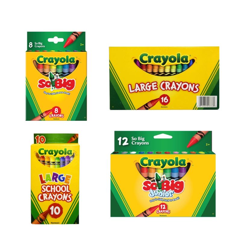 Crayola So Big Crayons Large Crayons So Big Junior Crayons (Fat Crayons