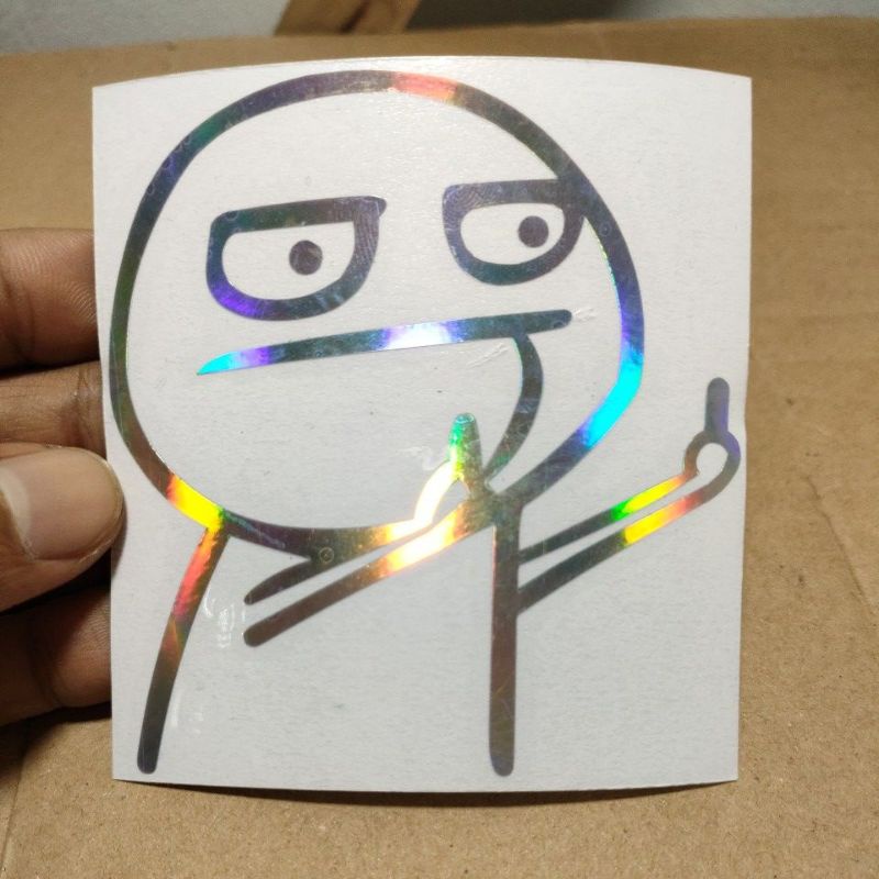 Middle Finger Stickers Middle Finger Stickers Cutting | Shopee Philippines