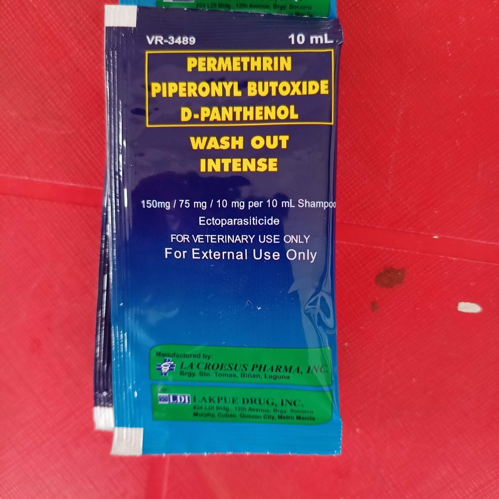 Wash Out Intense Animal Shampoo 10ml Sachet Shopee Philippines