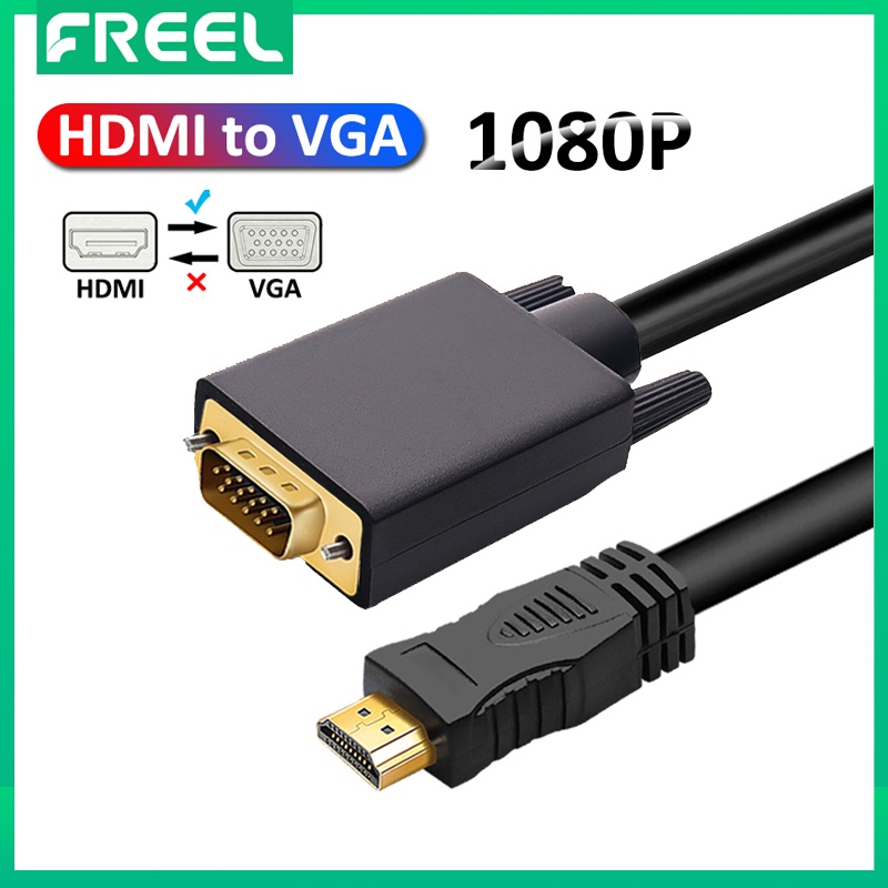 Conversor De Video Hdmi A Monitor Vga Para Pc En Hd