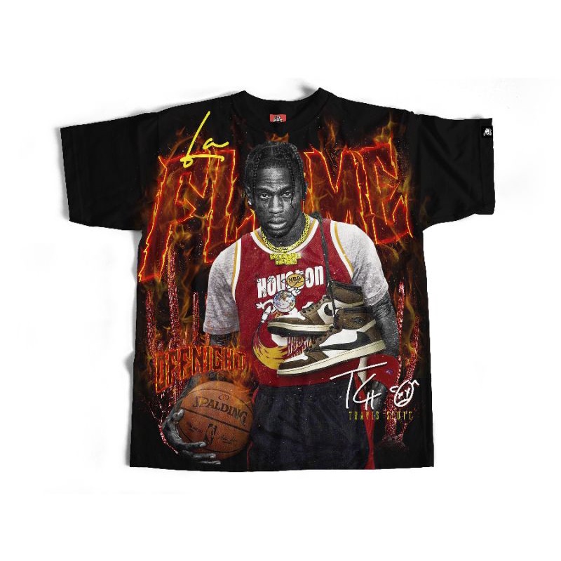 Travis Scott La flame - Offnight Clo. | Shopee Philippines